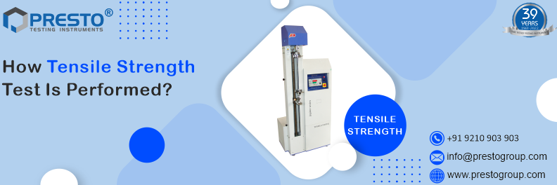 How tensile strength test is performed?